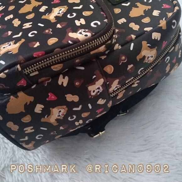 Loungefly Disney Chip n\' Dale Allover Print Mini Backpack main image 5